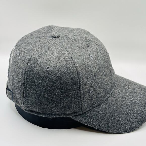 Tommy Hilfiger Hat Strapback Wool Blend Grey Mens Baseball Cap Adjustable OSFA - Picture 4 of 7